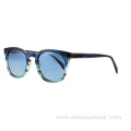 Womens Trendy Custom Bevel Acetate Polarized Sunglasses